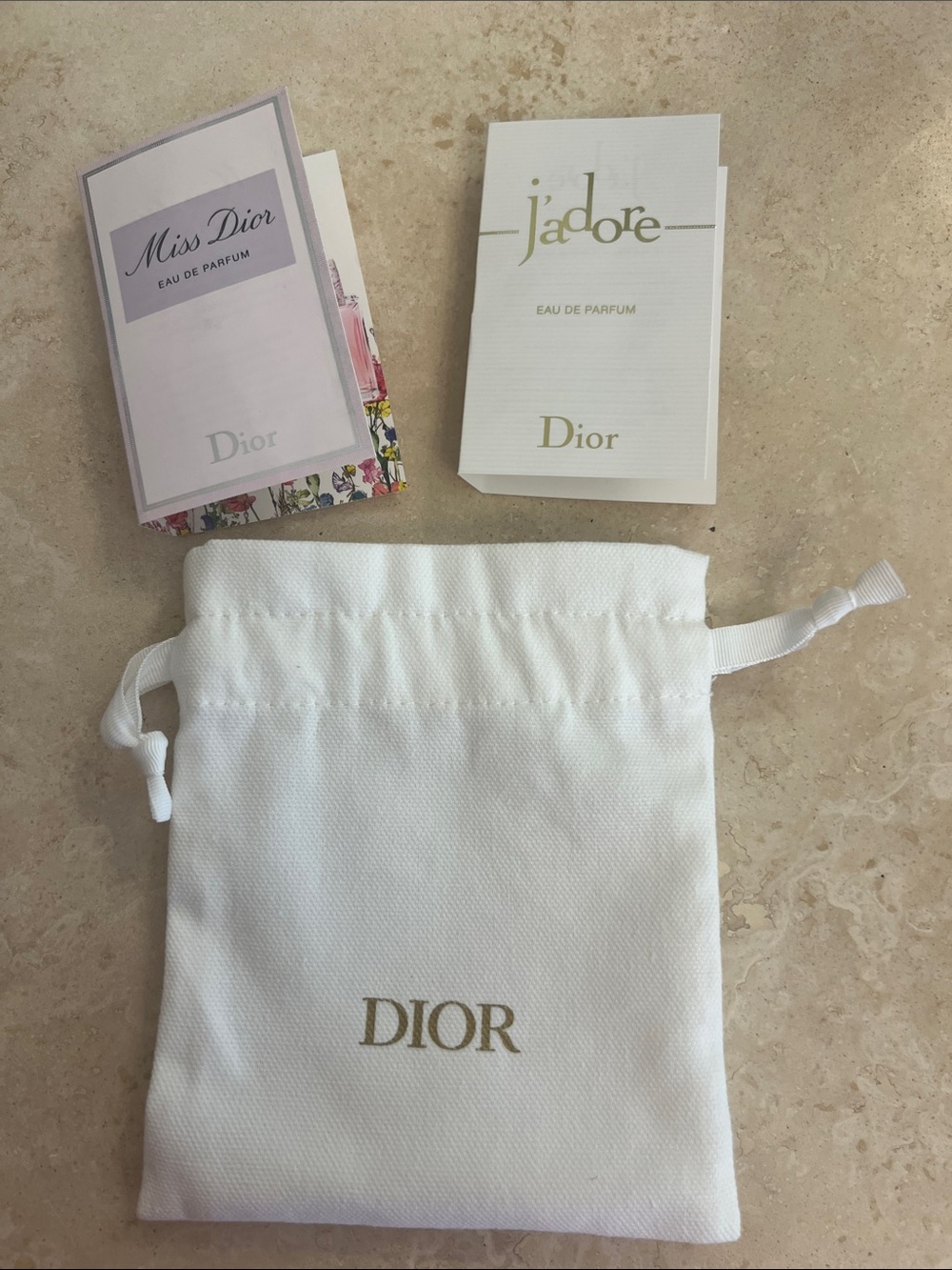 Dior Dustbag Mini Set
